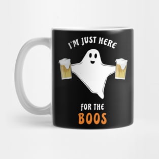 I'm Just Here For The Boos - Funny Halloween Ghost Mug